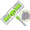 Microfiber Hardwood Floor Mop 7 Washable Reusable Flat Mops Cloths Pads, for Wet or Dry Floor Cleaning (Green) view 1