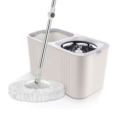 360 Degree Spin Mop,Spray Mop for Floor Cleaning,Rotating and Bucket Set Wheels and Microfiber Mop Heads Smart Cleaning Floors