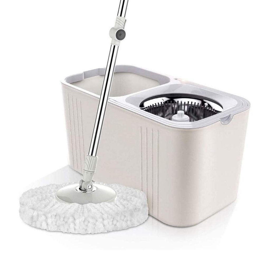 360 Degree Spin Mop,Spray Mop for Floor Cleaning,Rotating and Bucket Set Wheels and Microfiber Mop Heads Smart Cleaning Floors