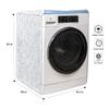 Front Load Washing Machine Cover for IFB 5.5 Kg 6 Kg & 6.5 Kg (50cmsX63cmsX81cms_White,Grey) Pack of : 1 Washing Machine Cover view 4