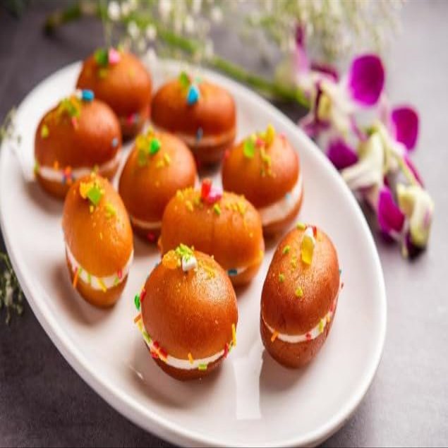 Festival Special Premium (Sweet Gulab Jamun Sandwich 600g) Delicious Indian Traditional Sweets To Sweeten Up Your Celebration Best Gift For All Occasions Marriage,Diwali,Holi Sold By Kidzbuzz