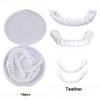 Flipped Warmth 2 Pairs Instant Veneers Dentures Fake Teeth Smile Teeth Covers snap on veneers teeth Top And Bottom Clip in Veneers Teeth Temporary Upper And Lower False Teeth view 2