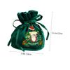ABOOFAN 16 Pcs Christmas Apple Bag Xmas Cookie Bag Xmas Presents Sacks Christmas Drawstring Bag Candy Cookie Pouch Stocking Storage Sack Candy Bag Cloth An Fruit view 2