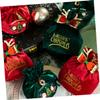 ABOOFAN 16 Pcs Christmas Apple Bag Xmas Cookie Bag Xmas Presents Sacks Christmas Drawstring Bag Candy Cookie Pouch Stocking Storage Sack Candy Bag Cloth An Fruit view 3