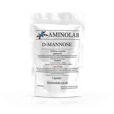 Aminolab - D-Mannose 1000mg 365 Capsules