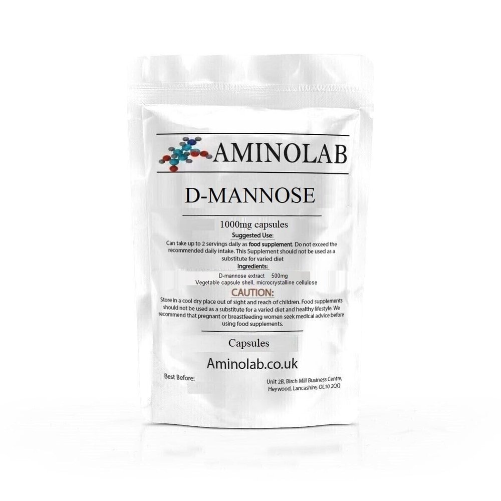 Aminolab - D-Mannose 1000mg 365 Capsules