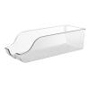 Keebgyy Clear Plastic Storage Bin, Refrigerator Pantry Storage Organizer Bins, Bin Refrigerator Organizer Bin Household Double Ear Transparent Storage Box PET Desktop Basket, Kitchen Organizer view 1