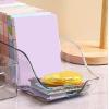 Keebgyy Clear Plastic Storage Bin, Refrigerator Pantry Storage Organizer Bins, Bin Refrigerator Organizer Bin Household Double Ear Transparent Storage Box PET Desktop Basket, Kitchen Organizer view 3