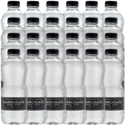 Harrogate Still Spring Water, 500 ml, 24-Count