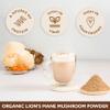 Sevenhills Wholefoods Organic Lion's Mane Mushroom Powder 200g, 100% Fruiting Body for Tea Infusion, Coffee, hot Chocolate, Soup, Vegan, Pure & Natural view 2