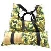 Customisable 10"x9" Underarm Cushion for Single Mastectomy Pillow Lumpectomy Augmentation Gift Set +10" Seatbelt Pad, Breast Cushion Pillow SLNB Top Surgery (Green Camo Type 2) view 1