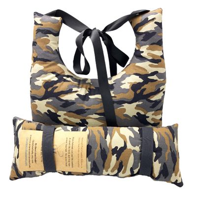 Customisable 10"x9" Underarm Cushion for Single Mastectomy Pillow Lumpectomy Augmentation Gift Set +10" Seatbelt Pad, Breast Cushion Pillow SLNB Top Surgery (Green Camo type 1)