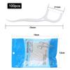 AMZFUK 100 Pcs Disposable Dental Floss,Dental Care,Dental Floss Stick with Portable Casetoothpicks, Teeth Cleaning for Removing Plaque and Food Removal,Tooth Cleaner Sticks view 2