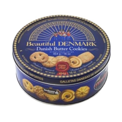 Hamlet Danish Butter Cookies Blue Traditional Biscuits Tin 454g