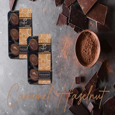 Belgian Milk Chocolate And A Whole Caramelised Hazelnut In Rich Creamy Caramel