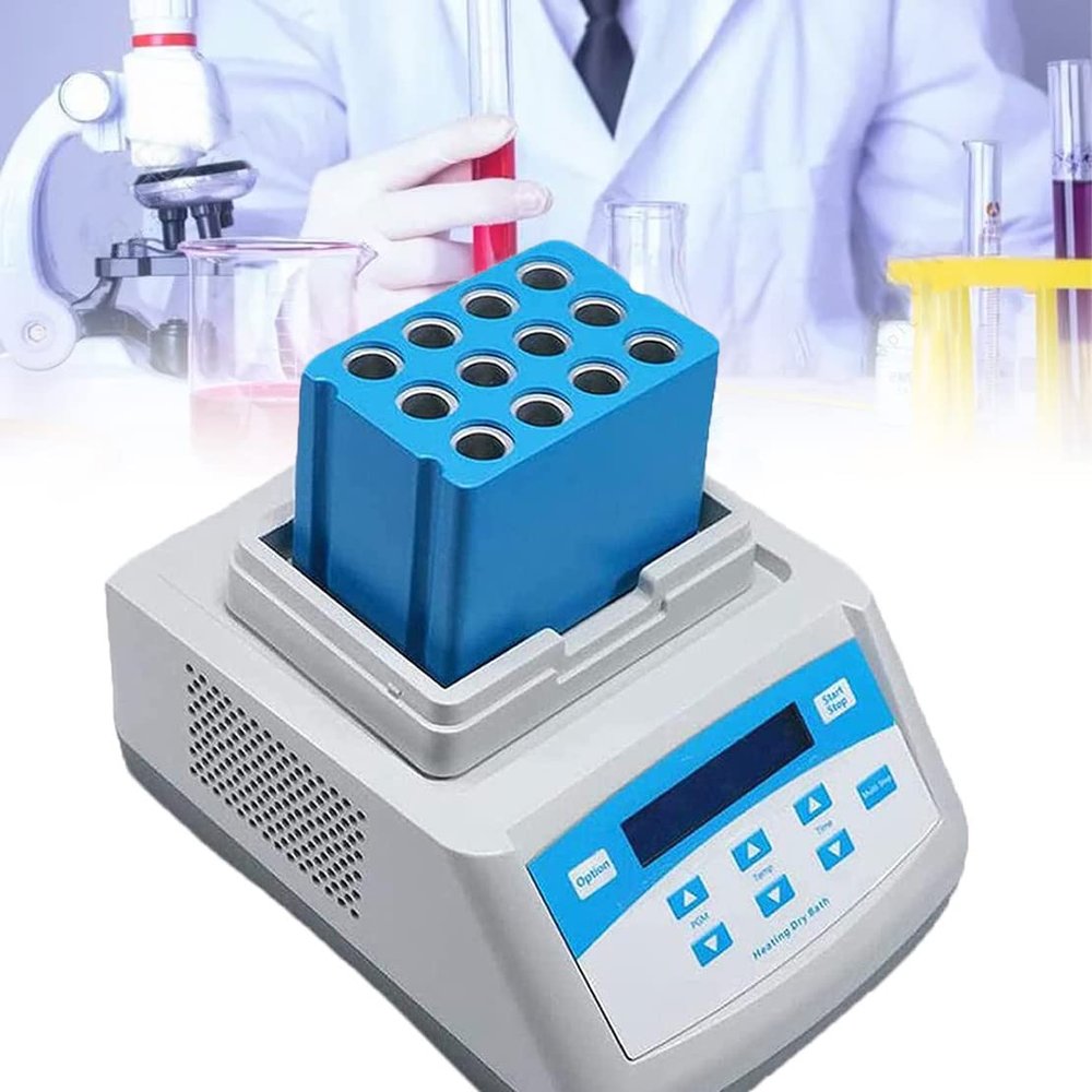 CYMYYDS PRP PPP Gel Maker Heater, 5mlx12holes/10mlx12holes Portable Bio Filler Plasma Gel Machine, Gel Maker Heater Plasma with Digital Display for Laboratory,5mlx12Holes