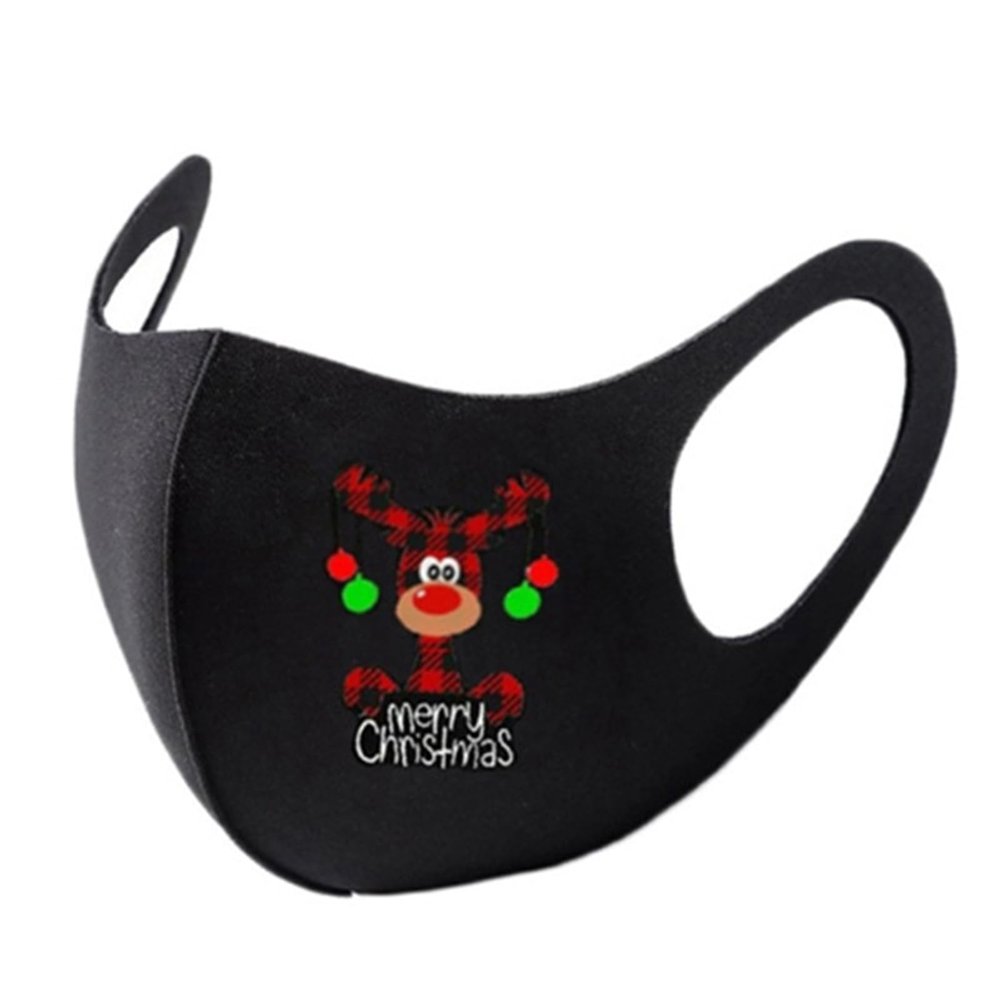 Anti Fogging Mask Safety Windproof Mask Christmas Mask Reusable 3d Printed Face Mask Santa Reusable Mask Covers Face