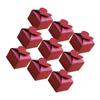 Healeved 50pcs Delicate Heart Candy Box Paper Container Packaging Boxes Party Supplies for Wedding Festival Wedding Favor Candy Paper view 1