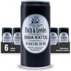 Fitch & Leedes Refreshing Soda Water Mixer for Spirits & Cocktails (6 x 200ml)  Perfect Pairing for Premium Whisky, Tequila, and Vermouth, Essential for Refined Cocktails view 1