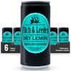 Fitch & Leedes Dry Lemon Mixer for Spirits & Cocktails (6 x 200ml)  Ideal for London Dry Gin, Vodka, and Spiced Rum, Offering a Refreshing Zest with a Hint of Tartness view 1