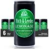 Fitch & Leedes Lemonade Mixer for Spirits & Cocktails (6 x 200ml)  Ideal for Whiskey, Rum, London Dry Gin, Vodka, and Spiced Rum, Adding a Subtle and Sophisticated Lemon Zing view 1