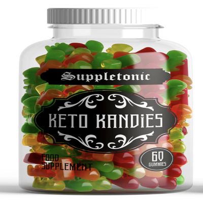 Keto Kandies (60 Gummies)  Healthy Keto Snacks  Mixed Fruit Flavours  Vegan and Gluten Free -Electrolytes- 1 Months Supply