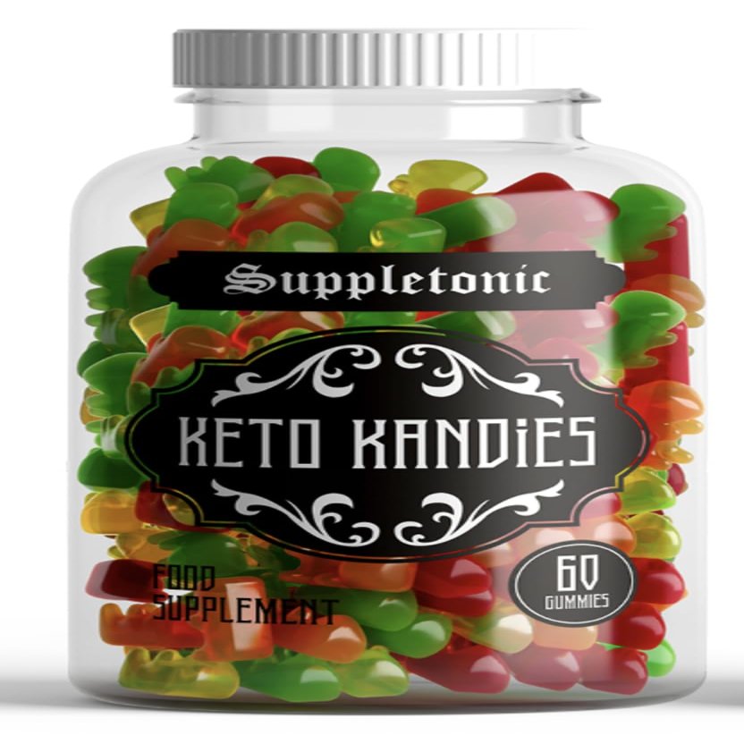 Keto Kandies (60 Gummies)  Healthy Keto Snacks  Mixed Fruit Flavours  Vegan and Gluten Free -Electrolytes- 1 Months Supply