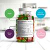 Keto Kandies (60 Gummies)  Healthy Keto Snacks  Mixed Fruit Flavours  Vegan and Gluten Free -Electrolytes- 1 Months Supply view 3
