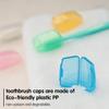 10 Pieces Portable Toothbrush Head Covers, Travel Toothbrush Protector Cover view 2