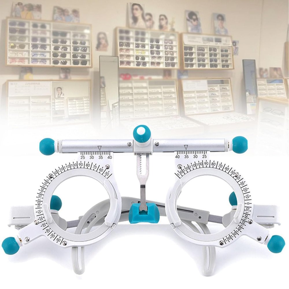 Adjustable Trial Frame Optical Trial Lens Frame Pd 48-80mm Titanium Optic Trial Eye Optometry Lens Frame Test Optician