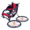 24inch Rear Wheel Set for Sports Wheelchair - Replacement Wheels with Aluminum Hub and Bearing for Smooth Mobility and Pneumatic Tires for Enhanced Comfort view 3