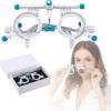 ExoticaBlend Adjustable Trial Lens Frame Optometric Universal Optical Trial Frame, 50g Ultralight Optometry Test Lens Titanium Optical Test Eyepiece view 1