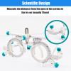 Optometry Optician,Optical Optic Trial Lens Frame,PD 48-80mm Fully Adjustable Trial Frame Lightweight Eye Optometry Lens Frame for Visual Inspection in Optical Shops,Hospitals view 3