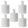 Premium Quality Jumbo White Kitchen Rolls 2ply Embossed Centerfeed Paper Rolls 525 Sheets Hand Towel Multi Surface Cleaning Roll Strong Absorbent & Disposable Kitchen Cleaning Rolls (Pack of 5 Rolls) view 1