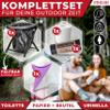ATHELON Camping Toilet with Toilet Paper and Bin Liners - Improved Camping Toilet [2023] view 2