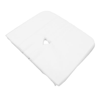 Massage Face Cover, 200Pcs White Comfortable Fabric Headrest Covers for Home