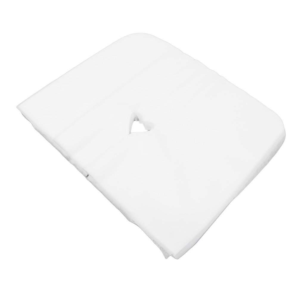 Massage Face Cover, 200Pcs White Comfortable Fabric Headrest Covers for Home
