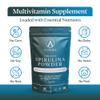 Aligma Organic Spirulina Powder 250g for Immune System Booster - Super Greens Powder Loaded with Vital Nutrients & High in Vitamins, Calcium, Gluten Free & Vegan Protein Powder |Resealable Package view 3
