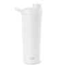 Simple Modern Stainless Steel Shaker Bottle with Ball 24oz | Metal Insulated Cup for Protein Mixes, Shakes and Pre Workout | Rally Collection | 710ml | Winter White view 2