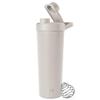 Simple Modern Stainless Steel Shaker Bottle with Ball 24oz | Metal Insulated Cup for Protein Mixes, Shakes and Pre Workout | Rally Collection | 710ml | Almond Birch view 1