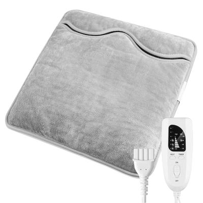 ZMIN Foot Warmer Heating Pad, Washable Heated Foot Warmer Winter Heating Pad with Adjustable 6 Temperature And 4 Timer Settings for Unisex Adults Gift,002,European GS 230V