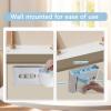 Bin Bags Food Waste Bins Liners with Tie Handles Drawstring 12L White Compatible HUAPPNIO Hanging Rubbish Cans (With storage box, 12L) view 3