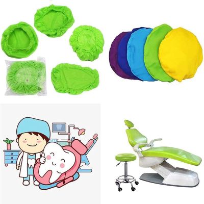 Dental Unit Cloth Chair Case, 4Pcs/Waterproof Protective Case, Round Bar Stool Covers for Dental Chair, Seat, Headrest, Tattoo Chair and Hydraulic Bed (Size : C)