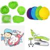 Dental Unit Cloth Chair Case, 4Pcs/Waterproof Protective Case, Round Bar Stool Covers for Dental Chair, Seat, Headrest, Tattoo Chair and Hydraulic Bed (Size : C) view 1
