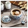 Casserole Pot,Casserole Dish with Lid,Soup Pot,Stew Pot,Mini Ceramic Casserole,Household Ceramic Soup Pot with Lid,Steamed Egg Pot,Soup Pot for Soup,Kitchen Utensils (Color:A1) (Color : A3) view 4