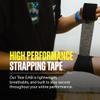 24 Rolls SPORTTAPE Tearable 5cm x 4.5m Elastic Adhesive Bandage EAB  Strong-Grip, Breathable Sports Tape | Rugby Lifting, Joint Support, Compression & Thumb Taping  Black view 2