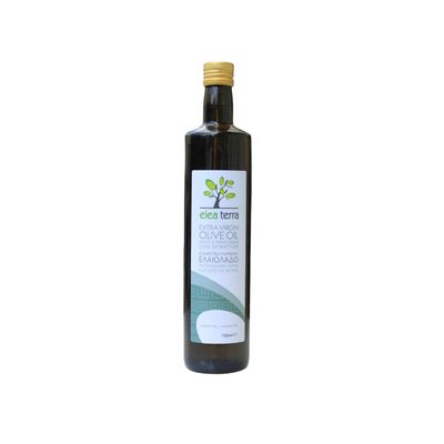 Elea Terra Organic Extra Virgin Olive Oil (Acidity 0.6%)  Cold Extracted, First Cold Pressed, Premium Quality in Glass Bottle 750 ml  Single Origin from Laconia, Greece  Ideal for Healthy Cooking