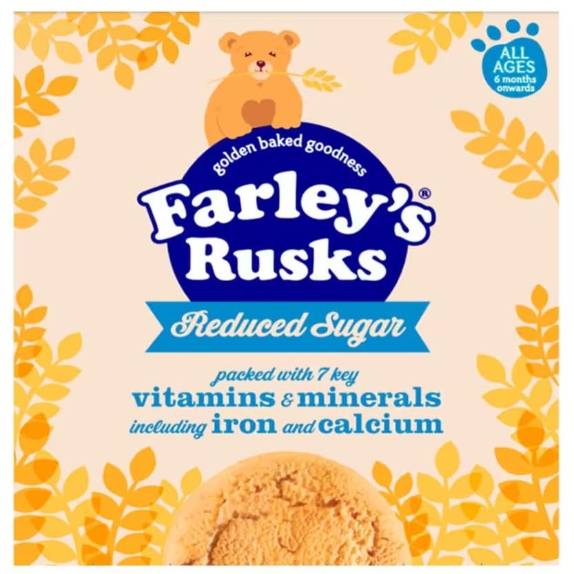 Heinz Farley's Rusks Reduced Sugar 300g - 2 Pack