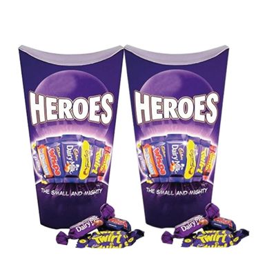 Heroes Chocolate Box - 290g (Pack of 2) | Assorted Miniature Chocolates | Perfect Treat for Sharing and Gifting