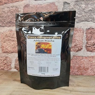 Coffee Bean - African Mocha Ground for Filter Coffee Maker 200g